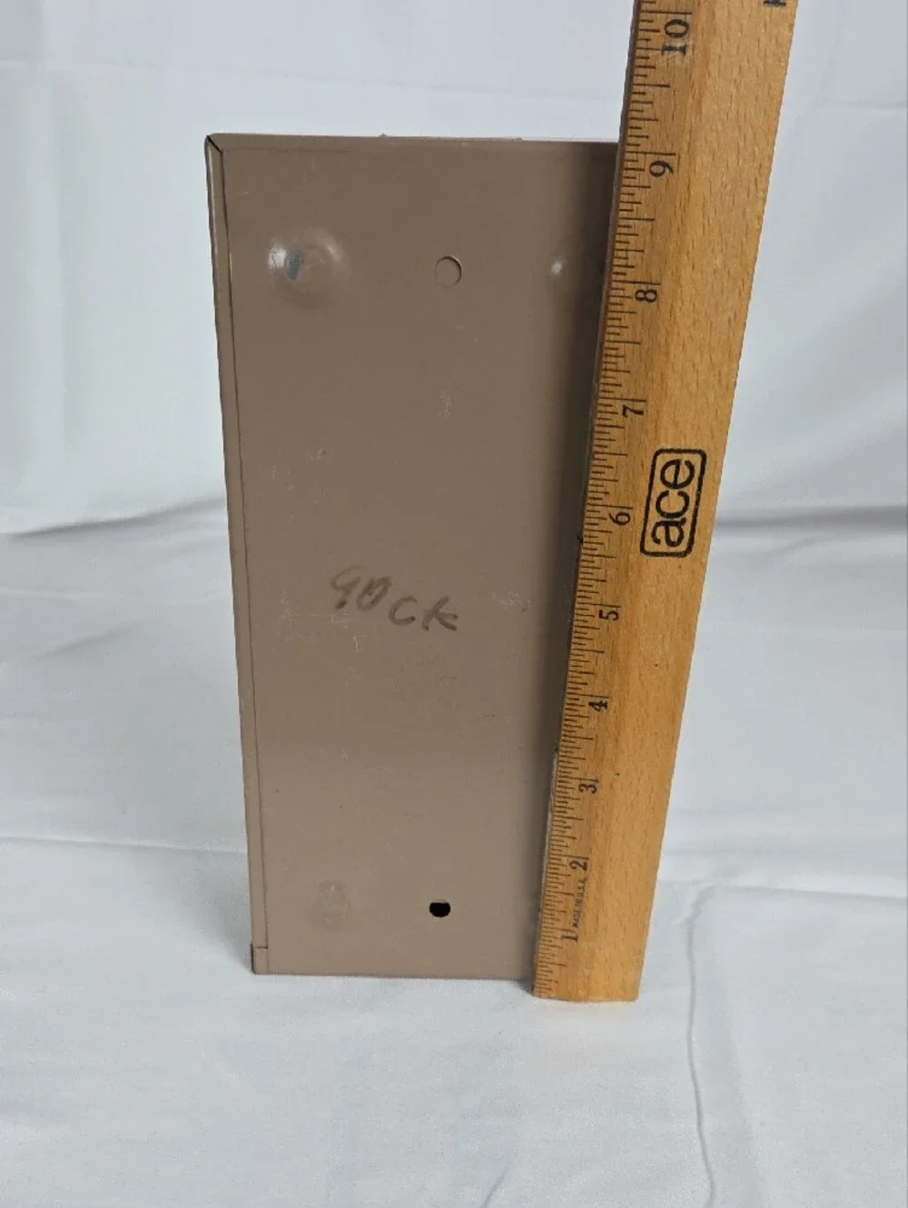 Vintage Metal Business Card File .